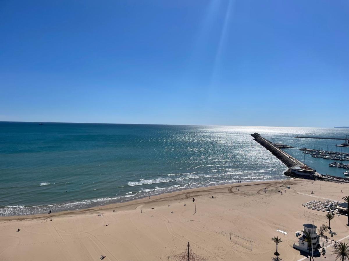 Ferienwohnung Atico Duplex Playa De Gandia A 1Ra Linea De Playa Exterior foto